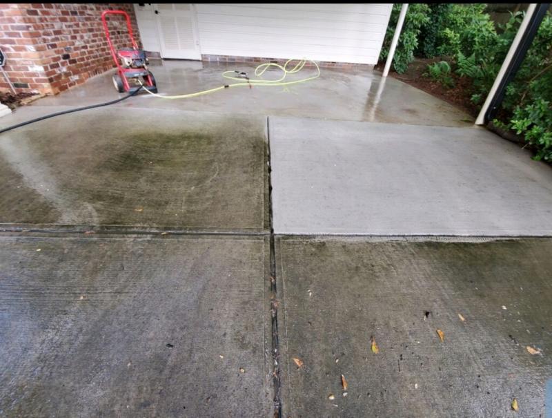 pressure washing